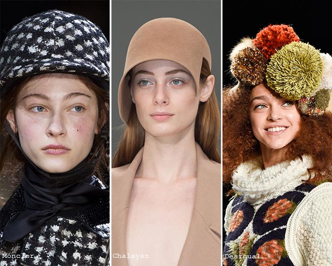 Шляпки с необычным декором - модные головные уборы осень/зима 2015-2016