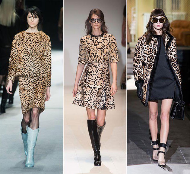 животные принты (леопард) - модные принты сезона осень/зима 2014-2015
