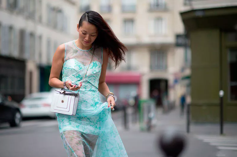 Tina Leung на неделе моды в Париже весна/лето 2015