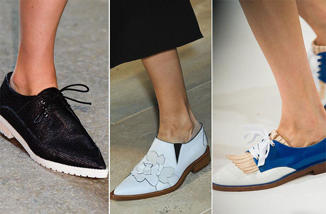 Брутальные модели женской обуви - тенденции весна-лето 2015