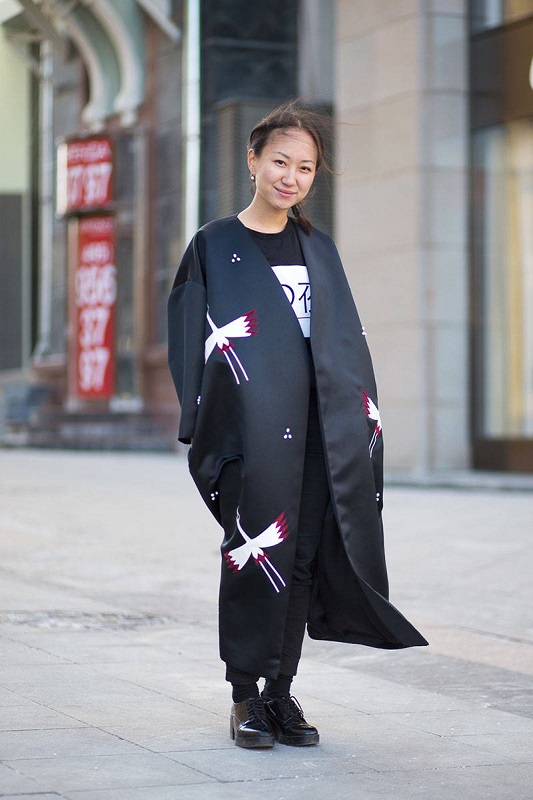 Jenia Kim - Уличная мода осень 2014 в Москве, фото 29