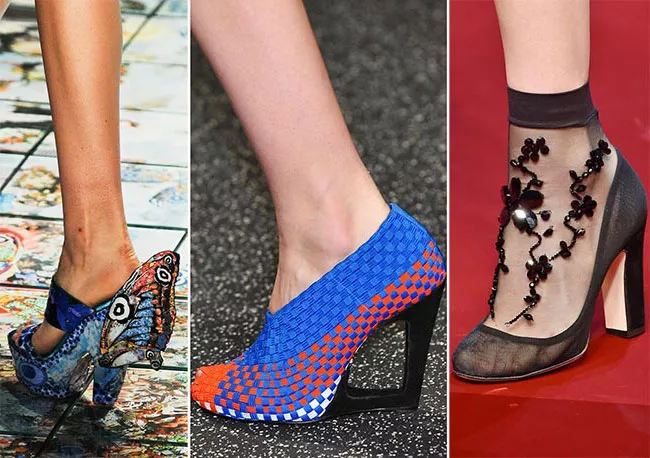 Необычные модели туфель - тенденции весна-лето 2015