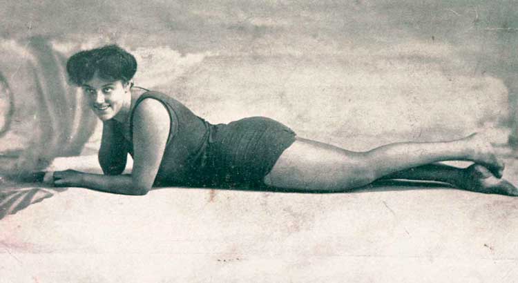 Аннет Келлерман в купальнике 1910 год