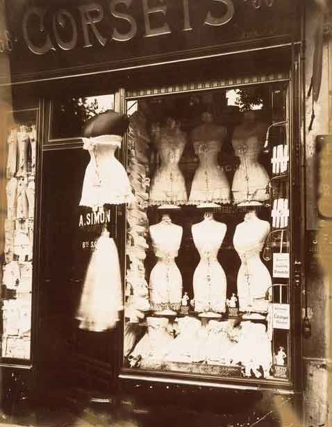 Eugène Atge - магазин корсетов, 1912 год Париж