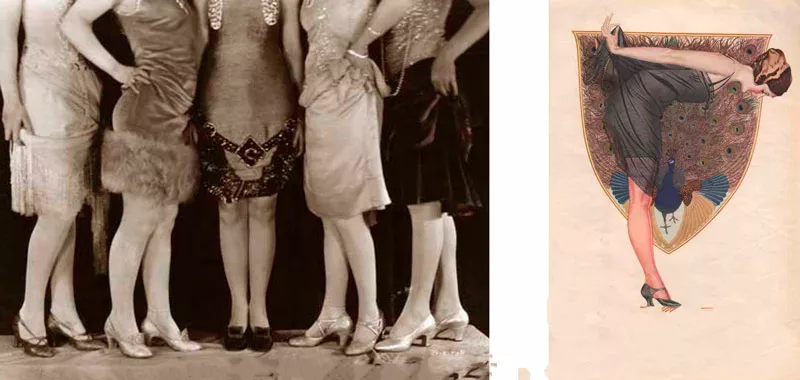 Как в 1920-х годах чулочно-носочные изделия повлияли на длинну подола