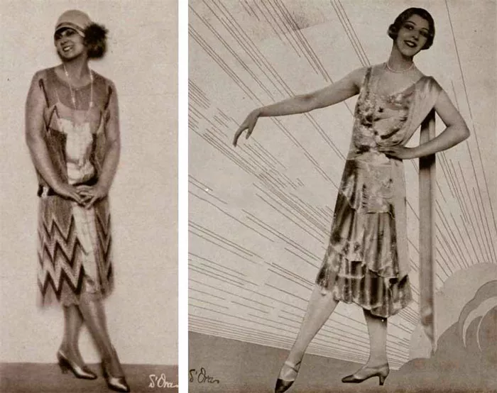 Летние платья 1927 года