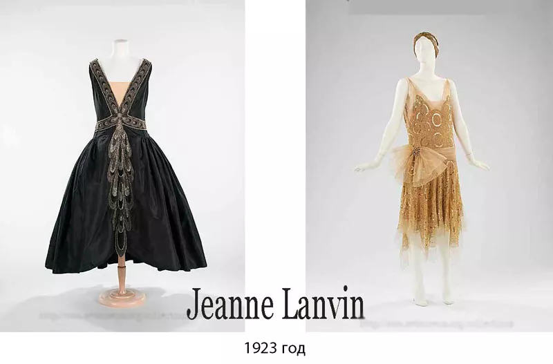 Модели платье 1920-х годов от Lanvin
