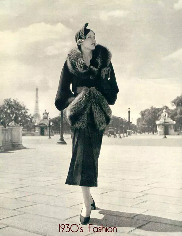 Модная девушка, 1930 год