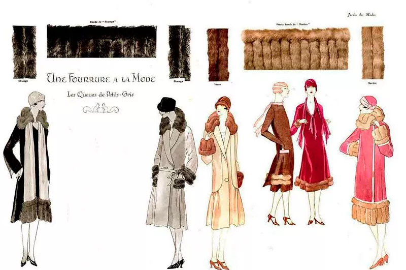 Модные пальто 1925 год