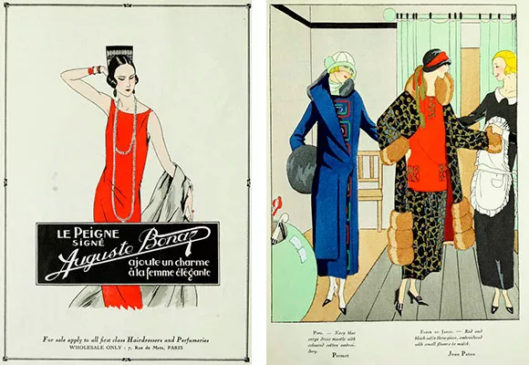 Обложка модного журнала 1920-х годов