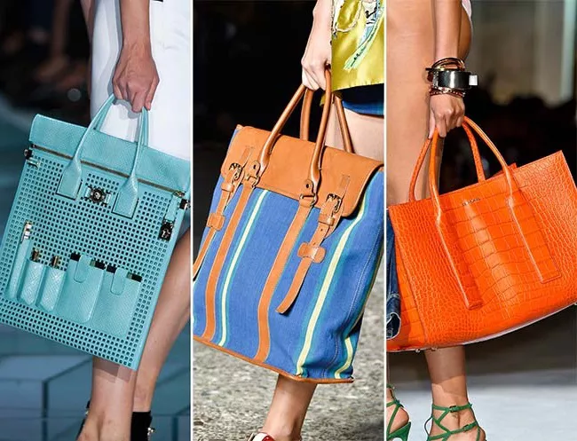 сумка-тоут, тенденции сумок весна-лето 2015