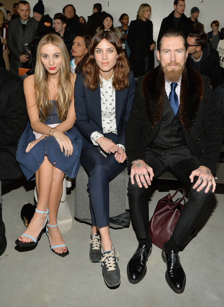 Алекса Чанг, Harley Viera-Newton и Justin O'Shea на показе мод Mercedes-Benz Fashion Week, Нью-Йорк 2014