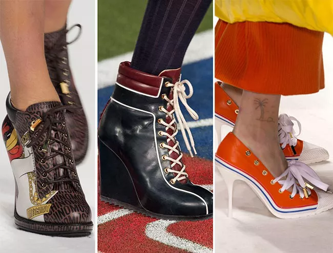 Туфли и ботильоны в спортивном стиле - тенденции обуви осень/зима 2015-2016