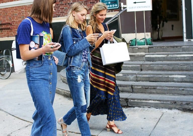 Уличная мода Нью-Йорка весна/лето 2016, фото стильных девушек