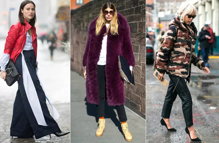 Уличный стиль Нью-Йорка во время недели моды осень/зима 2017-2018
