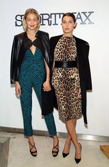 С Bella Hadid на Sportmax and Teen Vogue Celebrate The Fall/Winter 2014 Collection event