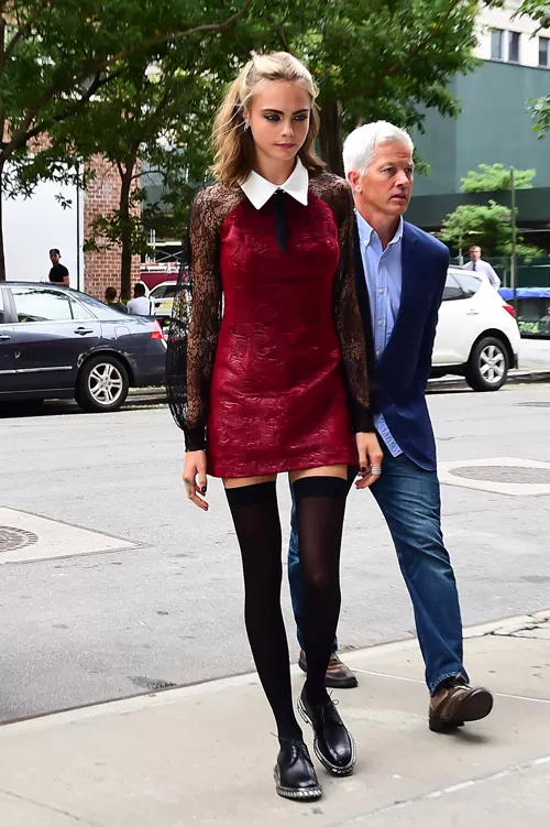 В платье от Georges Chakra, Нью-Йорк, август 2016