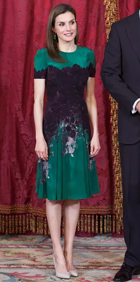 Корлева Летисия в изумрудном платье