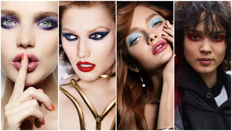 Интенсивный макияж глаж - модный тренд 80-х годов