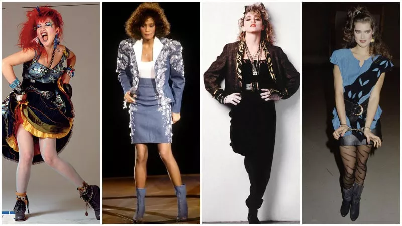 Модные знаменитости 80-х годов