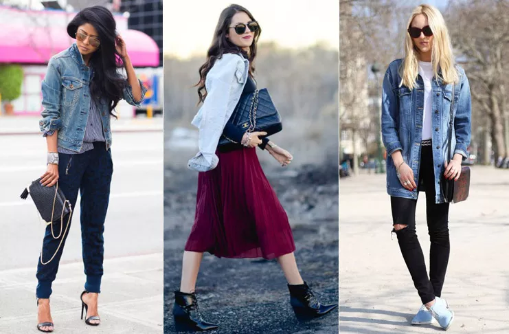 25 стильных образов с джинсовой курткой — ведь джинса всегда будет в моде