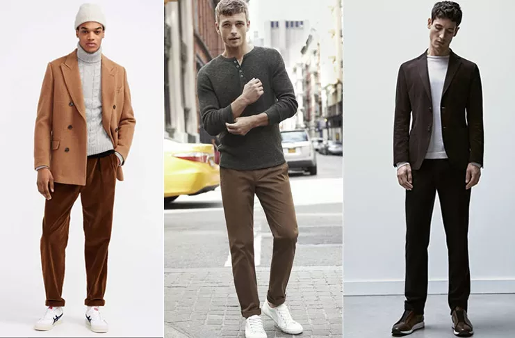 6 секретов того, как мужчинам носить коричневый круглый год и быть в тренде