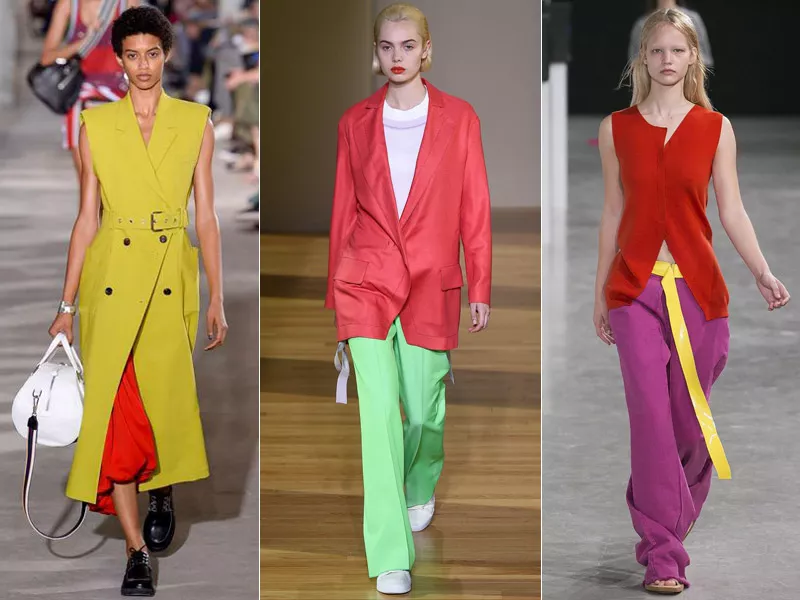 Тренд 6 - сочетание ярких цветов 1 - модные тенденции сезона весна/лето 2018