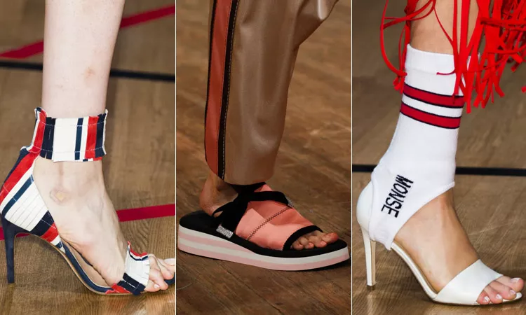 тренд 14 - босоножки и сандалии в спортивном стиле 2 модная обувь весна лето 2018