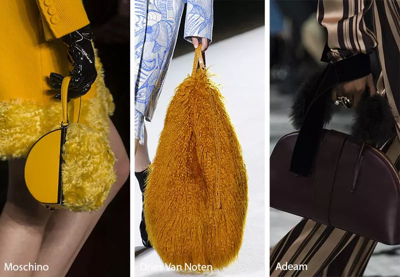 Модные сумки в желтых оттенках, осень зима 2018