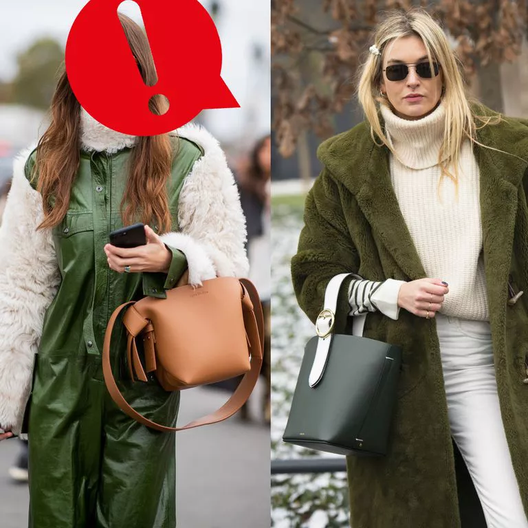 Девушки в зеленом плюшевом пальто