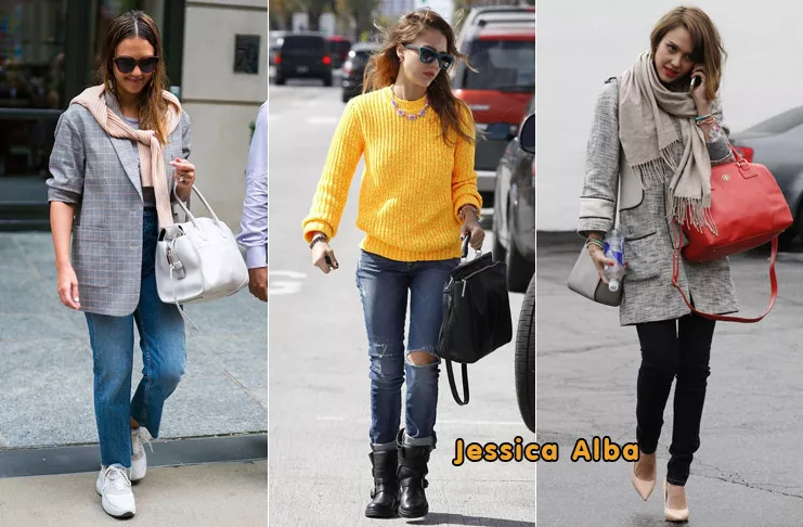 Джессика Альба – королева денима! Её 23 способа носить джинсы