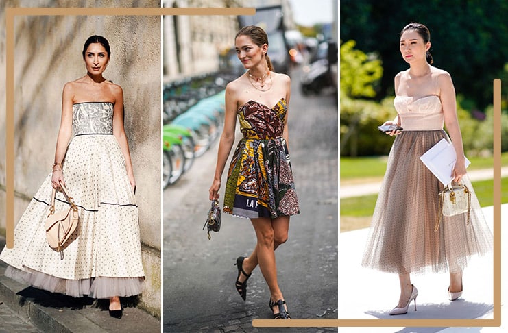 Платья 50-ых, как женственный тренд лета 2019