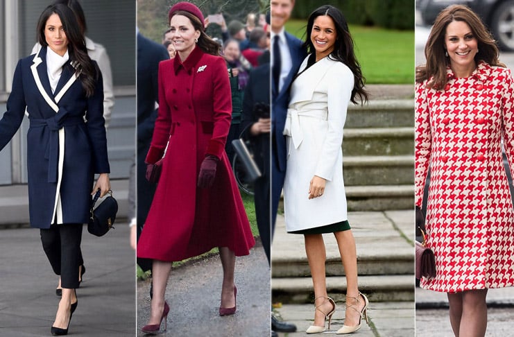 Стильная как герцогиня: руководство от Кейт и Меган по покупке осеннего пальто