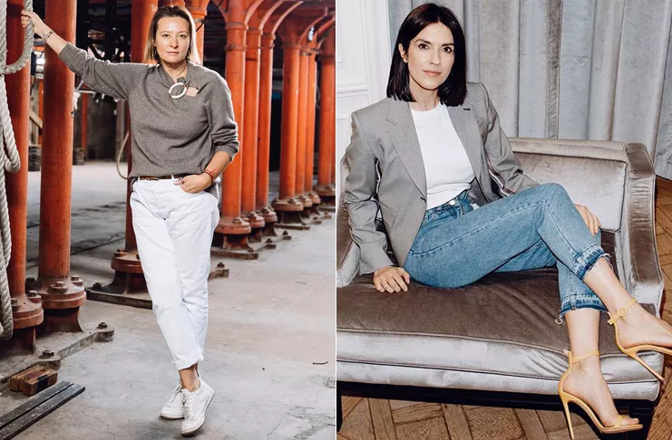 как носить джинсы женщинам за 40 осенью 2019