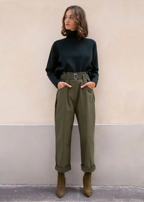 С чем носить зеленые брюки (45 фото) | Искусство быть женщиной