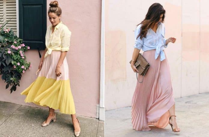 Как носить юбку-плиссе прямо сейчас: 13 свежих стильных идей для тебя