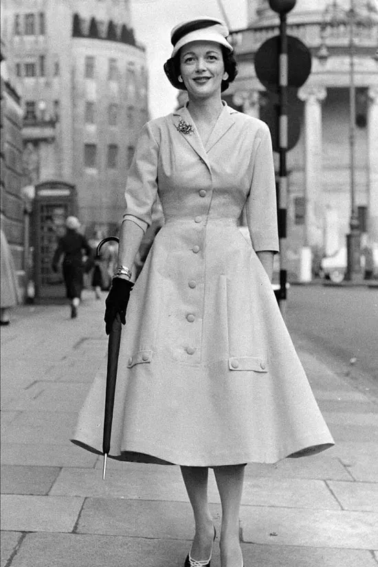 Женская мода 50-х годов