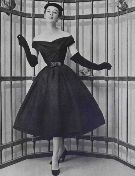 Модные образы 50-х годов