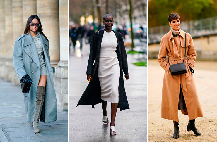Как носить шерстяное пальто – 17 трендовых идей для зимы 2021