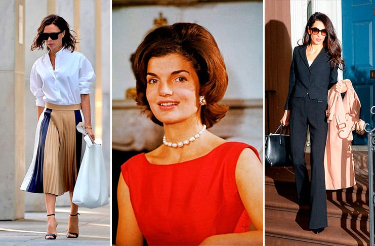 Секреты образов Жаклин Кеннеди, Виктории Бекхэм и Амаль Клуни и почему их стиль особенный?