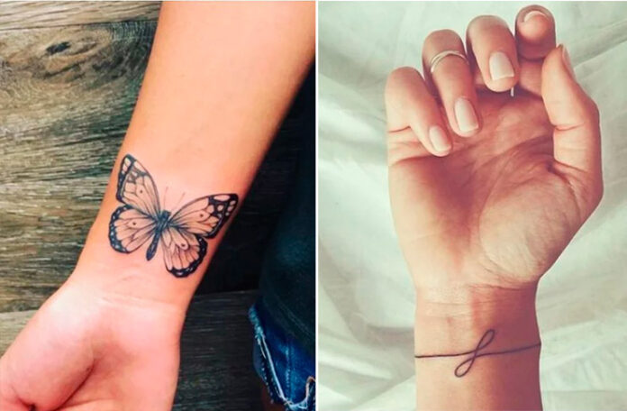 12 милых татуировок на запястье для девушек