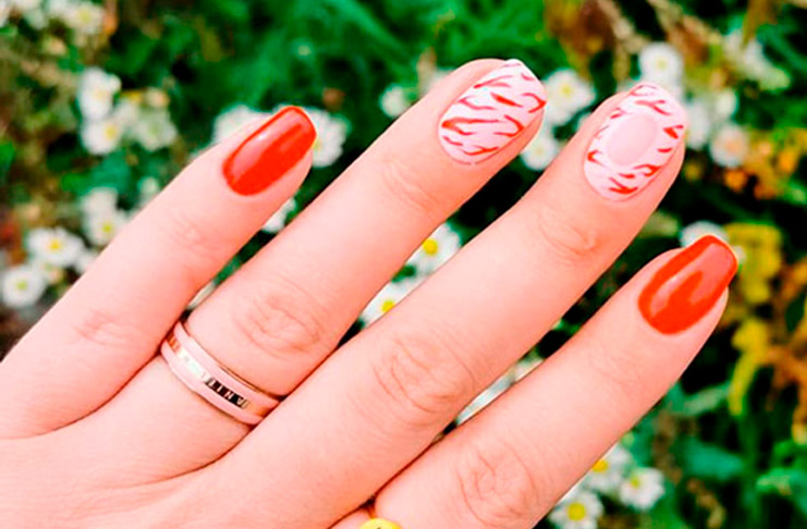 10 новых красных дизайнов ногтей на эту зиму, маникюр, который покорит ваши сердца