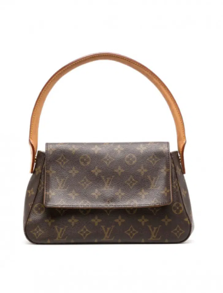 Коричневая сумочка с ремешком от Louis Vuitton
