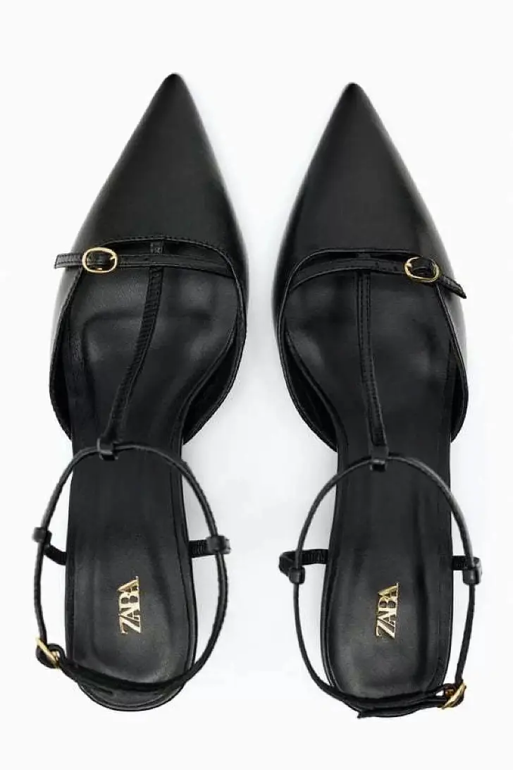 Черные туфли Salome от Zara