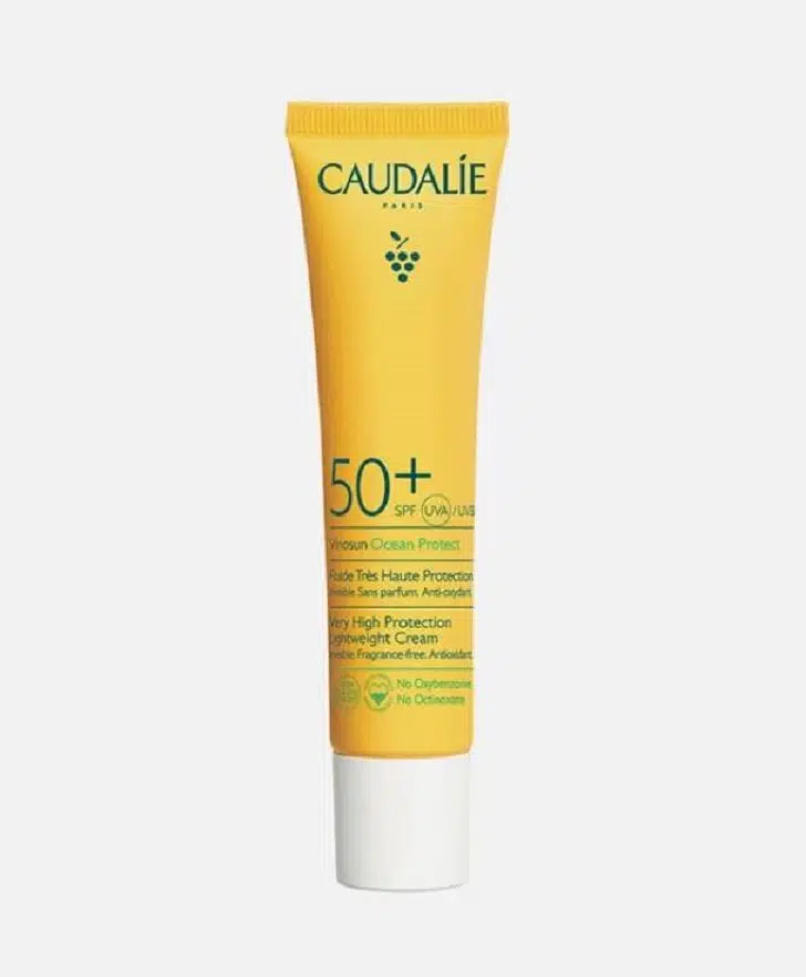 Солнцезащитный флюид для лица spf50 Caudalie vinosun